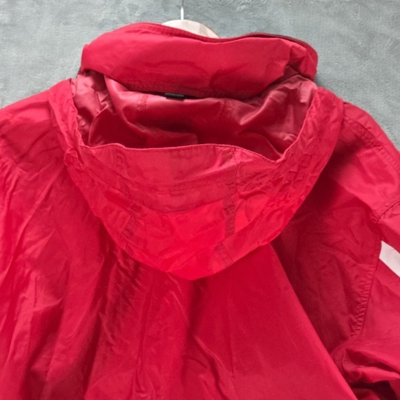 Vintage Nike Pullover Quarter Zip Windbreaker Jacket XL Red Y2K 90's Hip Hop - Picture 6 of 8